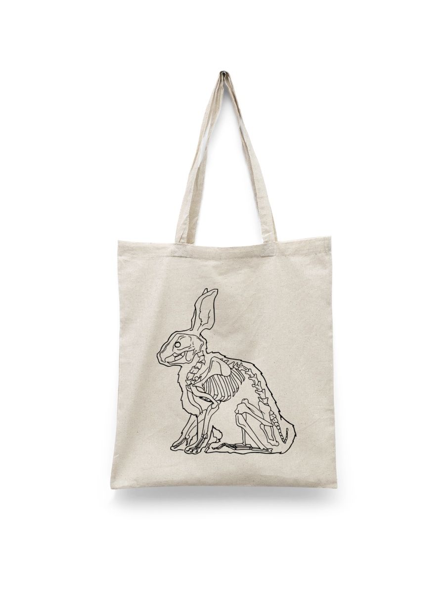 

Шоппер унисекс Каждому Своё Кролик/Заяц/Rabbit JJRB11, белый, Кролик/Заяц/Rabbit JJRB11