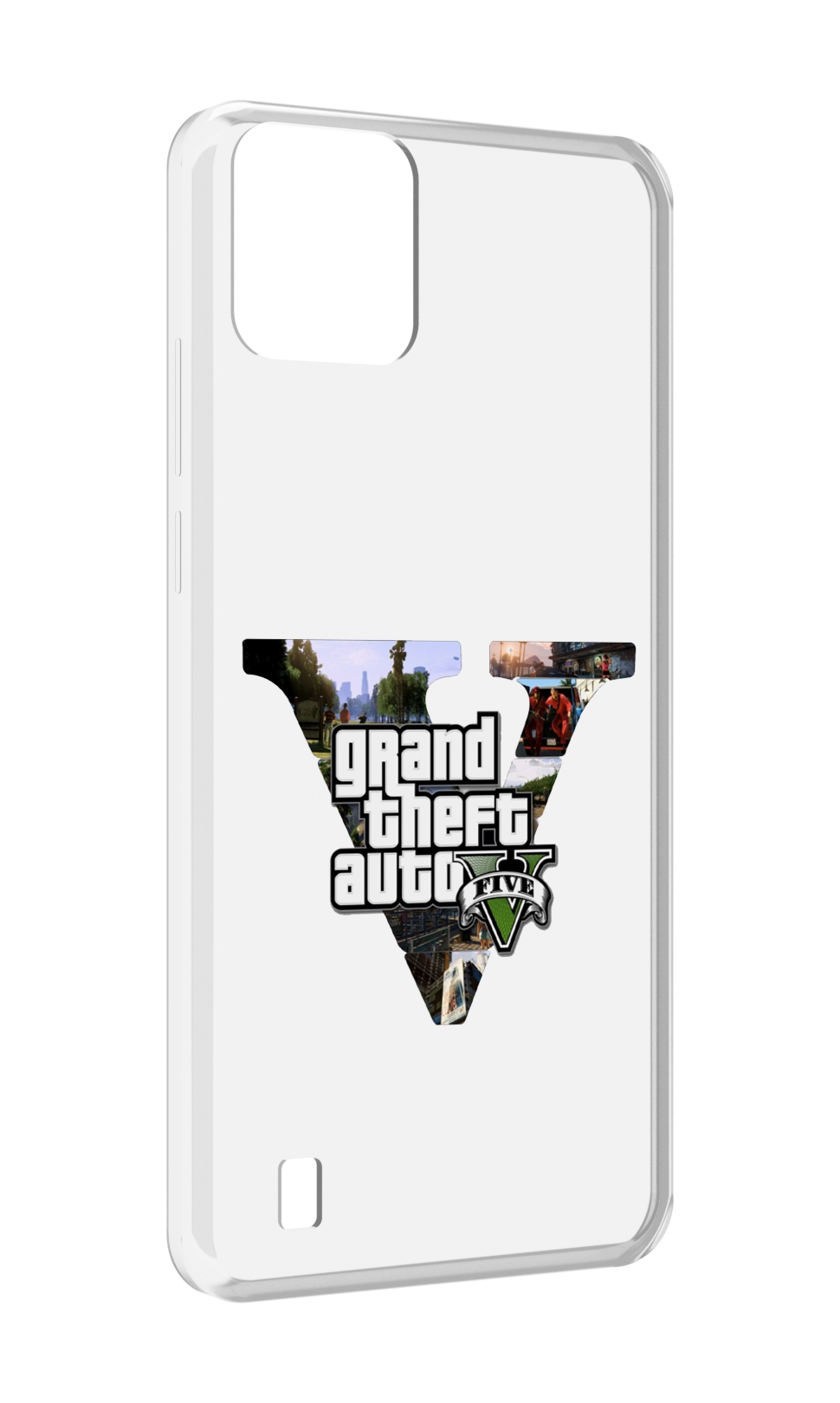 

Чехол MyPads GTA 5 логотип для Blackview A55, Прозрачный, Tocco