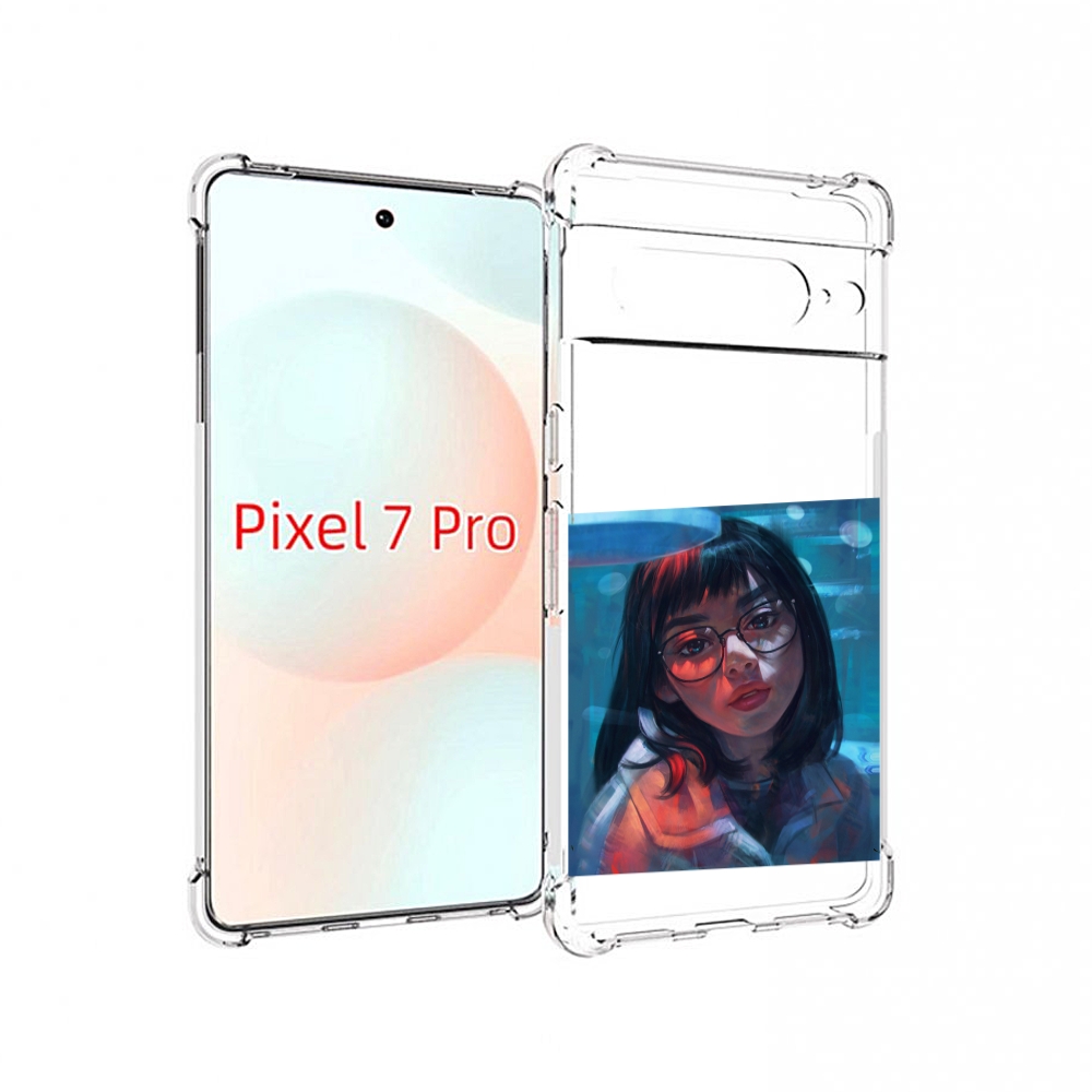 

Чехол Mypads Девушка-Под-Красным-Светом Для Google Pixel 7 Pro, Прозрачный, Tocco