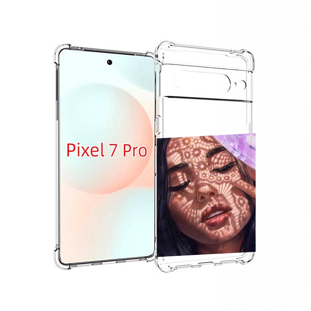 

Чехол Mypads Девушка-Под-Кружевами Женский Для Google Pixel 7 Pro, Прозрачный, Tocco