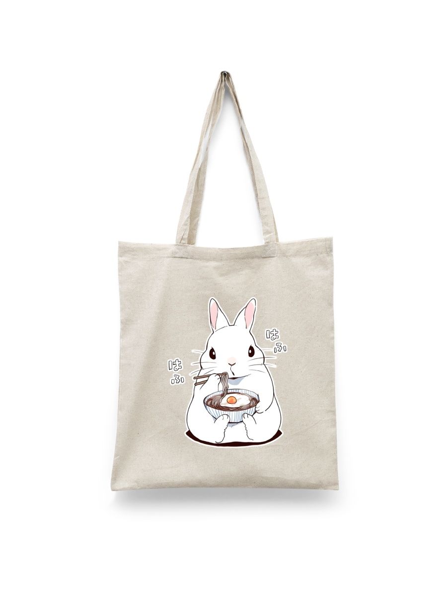 

Шоппер унисекс Каждому Своё Кролик/Заяц/Rabbit JJRB8, белый, Кролик/Заяц/Rabbit JJRB8