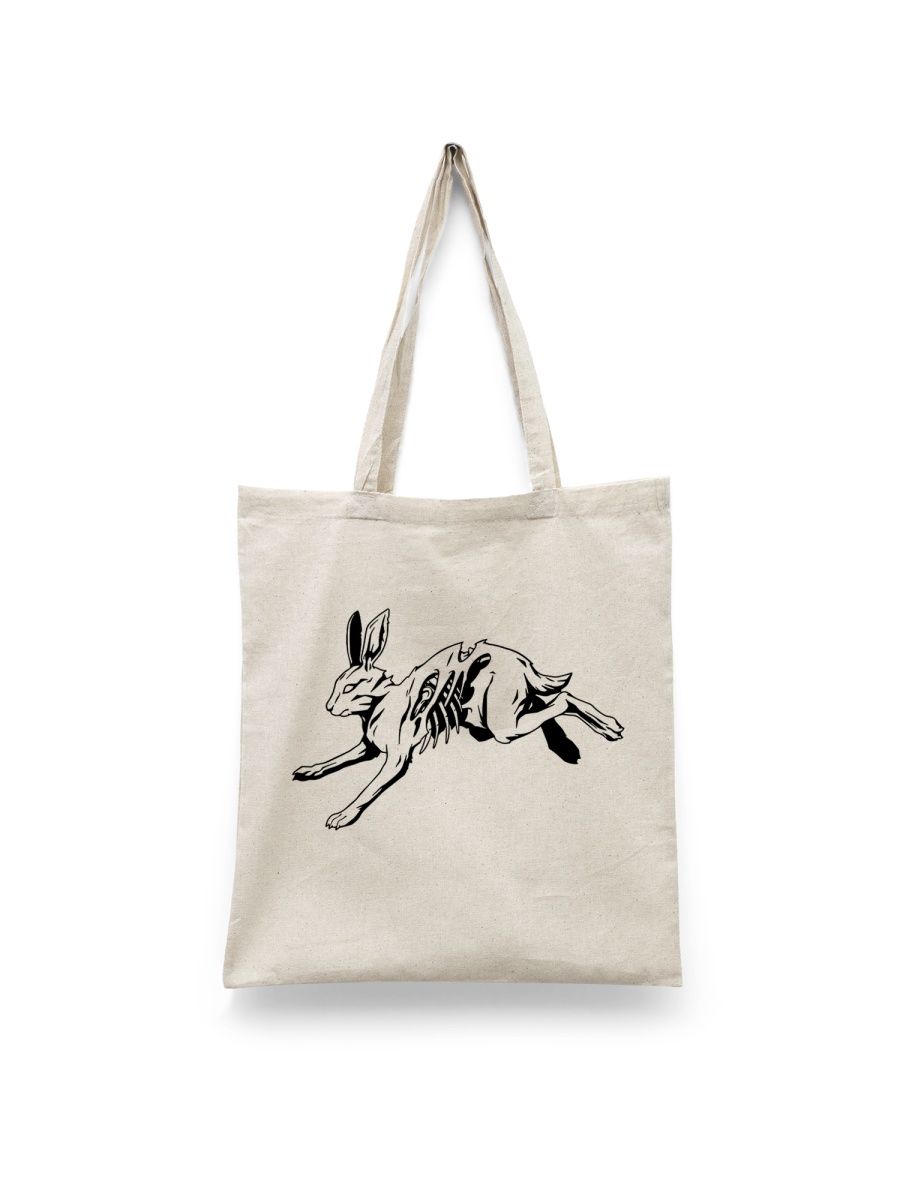 

Шоппер унисекс Каждому Своё Кролик/Заяц/Rabbit JJRB16, белый, Кролик/Заяц/Rabbit JJRB16