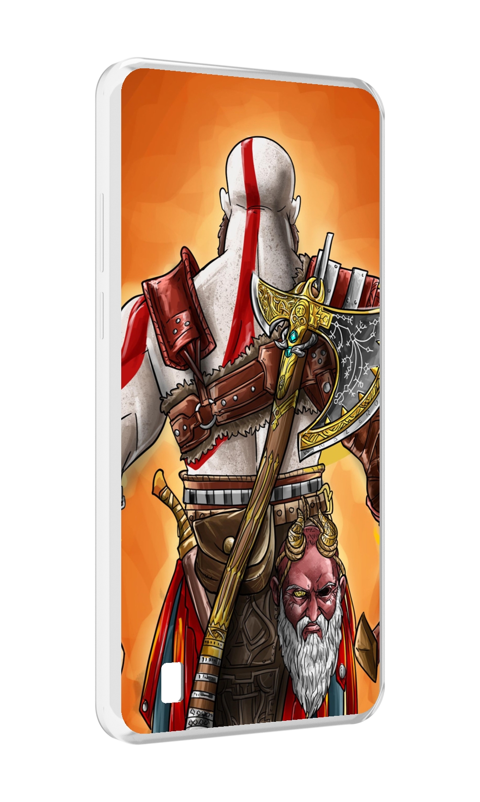 

Чехол MyPads God of War для Blackview A55, Прозрачный, Tocco