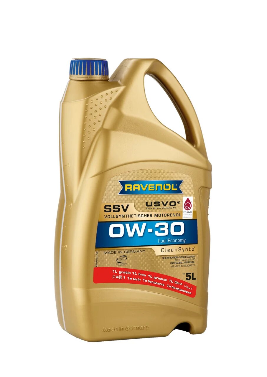фото Моторное масло ravenol ssv fuel economy sae 0w-30 ( 5л)