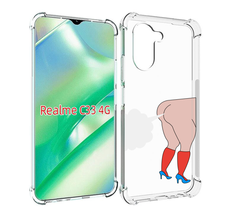 

Чехол MyPads смешная-ситуация детский для Realme C33 4G, Прозрачный, Tocco