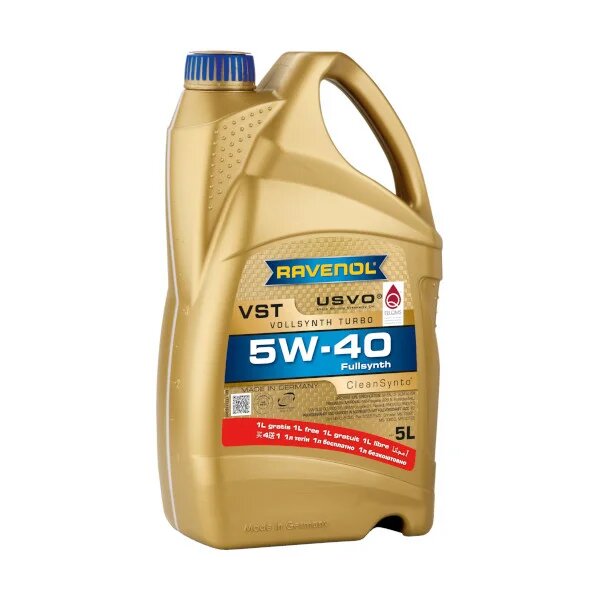 фото Моторное масло ravenol vst sae 5w-40 (5 л)