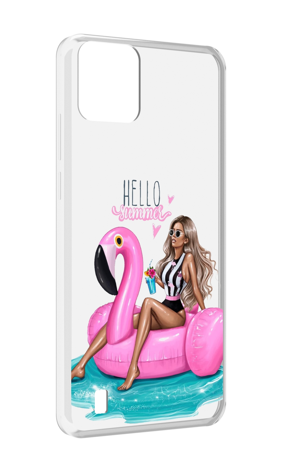 

Чехол MyPads Hello-summer для Blackview A55, Прозрачный, Tocco