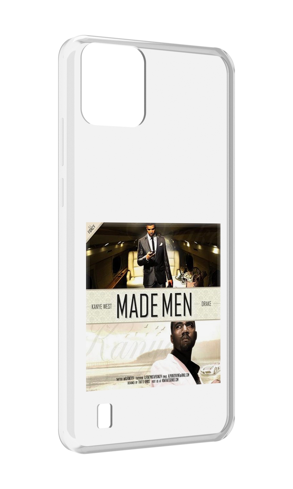 

Чехол MyPads Kanye West & Drake - Made Men для Blackview A55, Прозрачный, Tocco