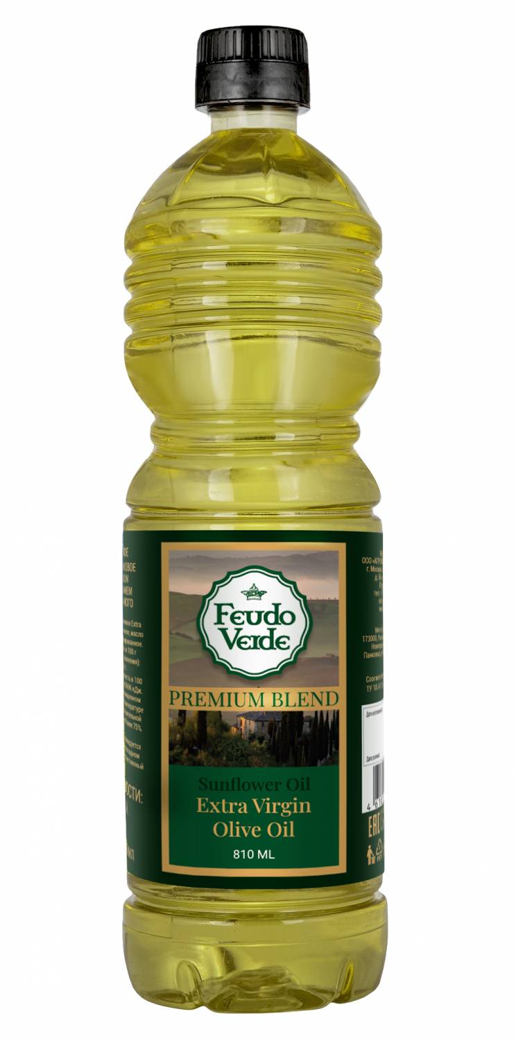 Оливковое масло Feudo Verde Extra virgin Premium Bland 810 мл