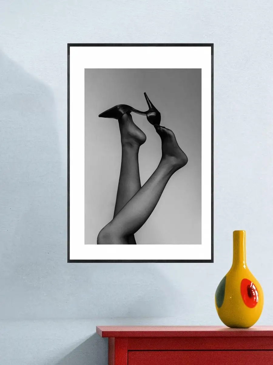 

Постер в рамке, GoodKids, Черные Женские Туфли, 60x90 см, art03-rpms236