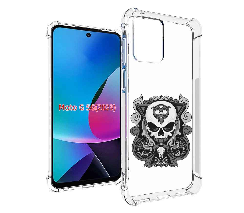 

Чехол MyPads орнамент-на-черепе для MOTO G 5G 2023, Tocco