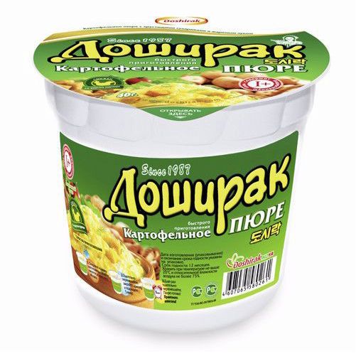 

Картофельное пюре Доширак со вкусом курицы 40 г x 24 шт