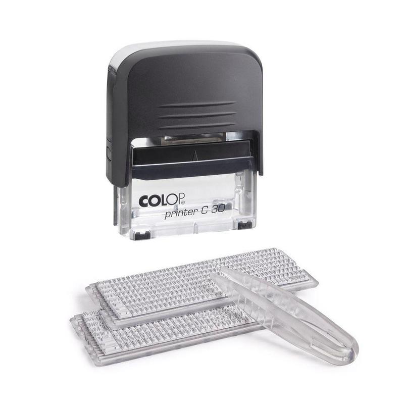Штамп самонаборный Colop Printer 47x18 мм 5 строк 2 кассы