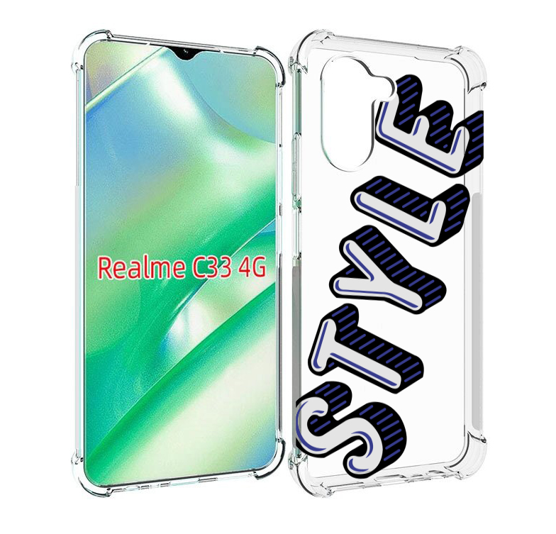 

Чехол MyPads стиль для Realme C33 4G, Прозрачный, Tocco