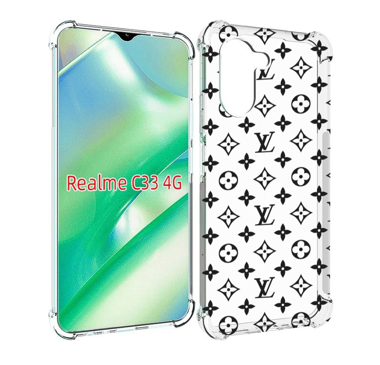 

Чехол MyPads стильный-принт-на для Realme C33 4G, Прозрачный, Tocco