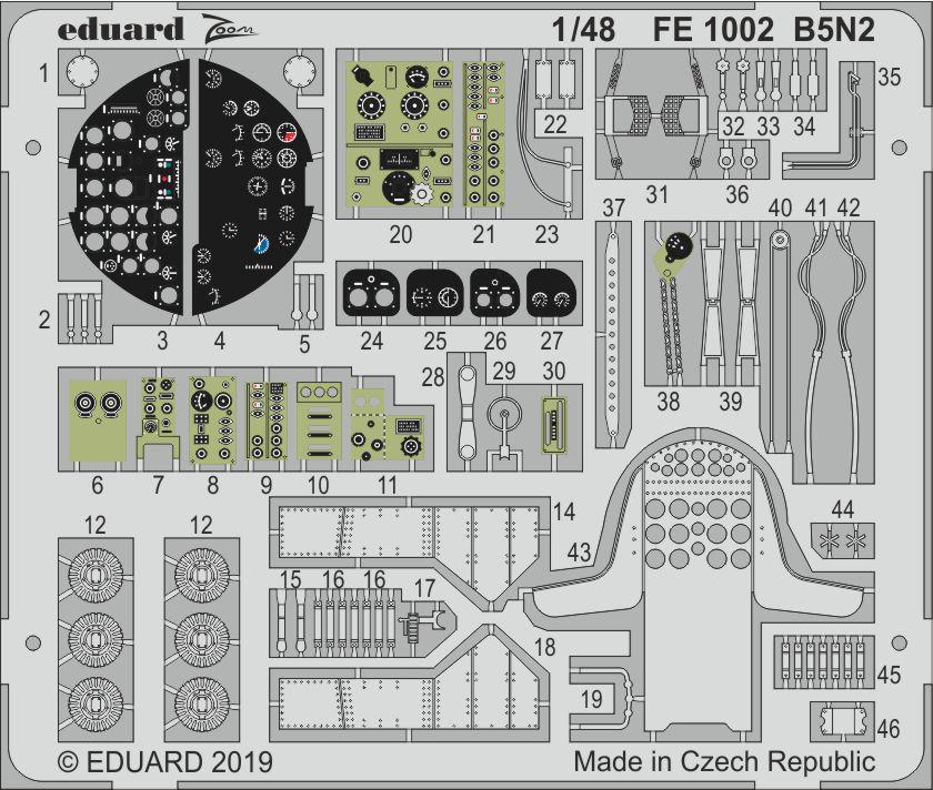 

Фототравление Eduard FE1002 B5N2 1/48