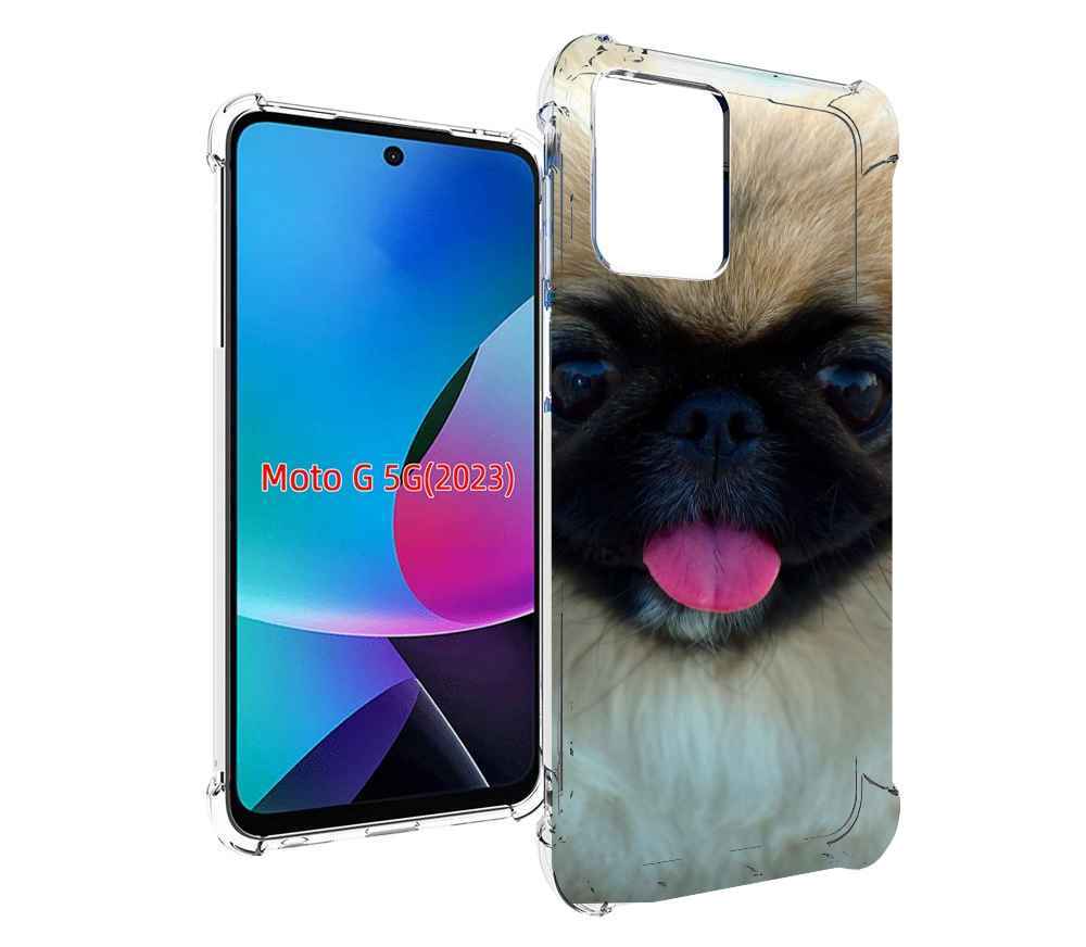 

Чехол MyPads пекинез для MOTO G 5G 2023, Tocco