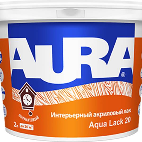 Лак Aura Aqua Lack 20 2 л L0019