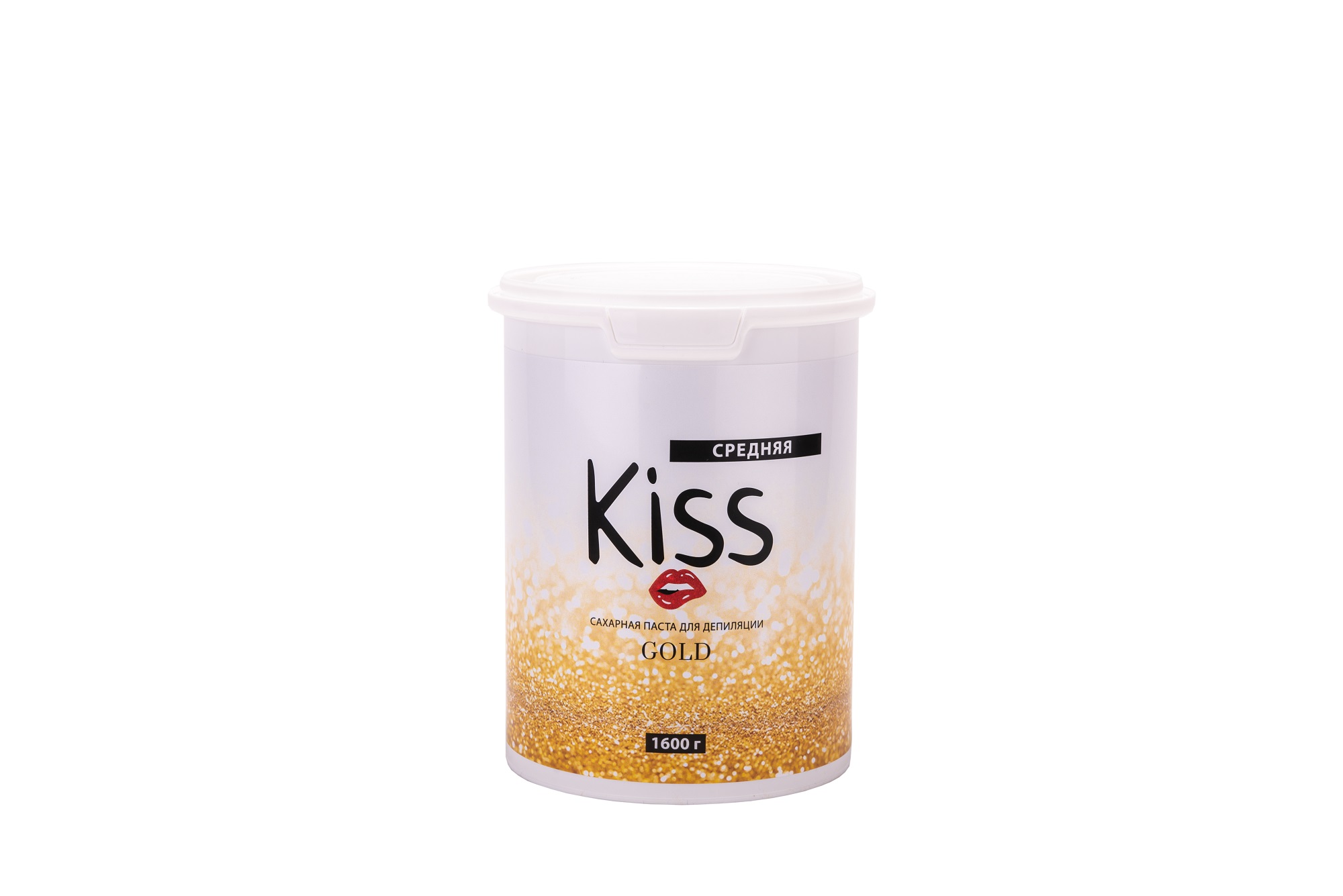 

Сахарная паста для депиляции Kiss средняя GOLD 1600 г