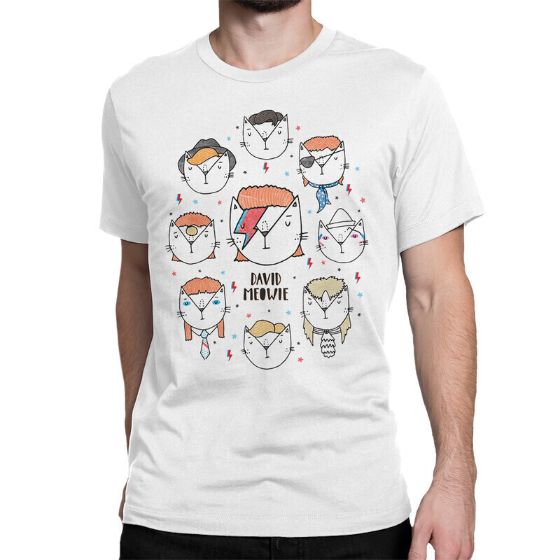 

Футболка мужская Dream Shirts Дэвид Боуи 1000439222 белая M, Дэвид Боуи 1000439222