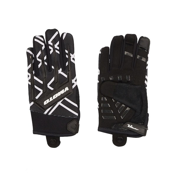 

Мотоперчатки Vmoto 1261 Black/White, XL, 1264 Black/White