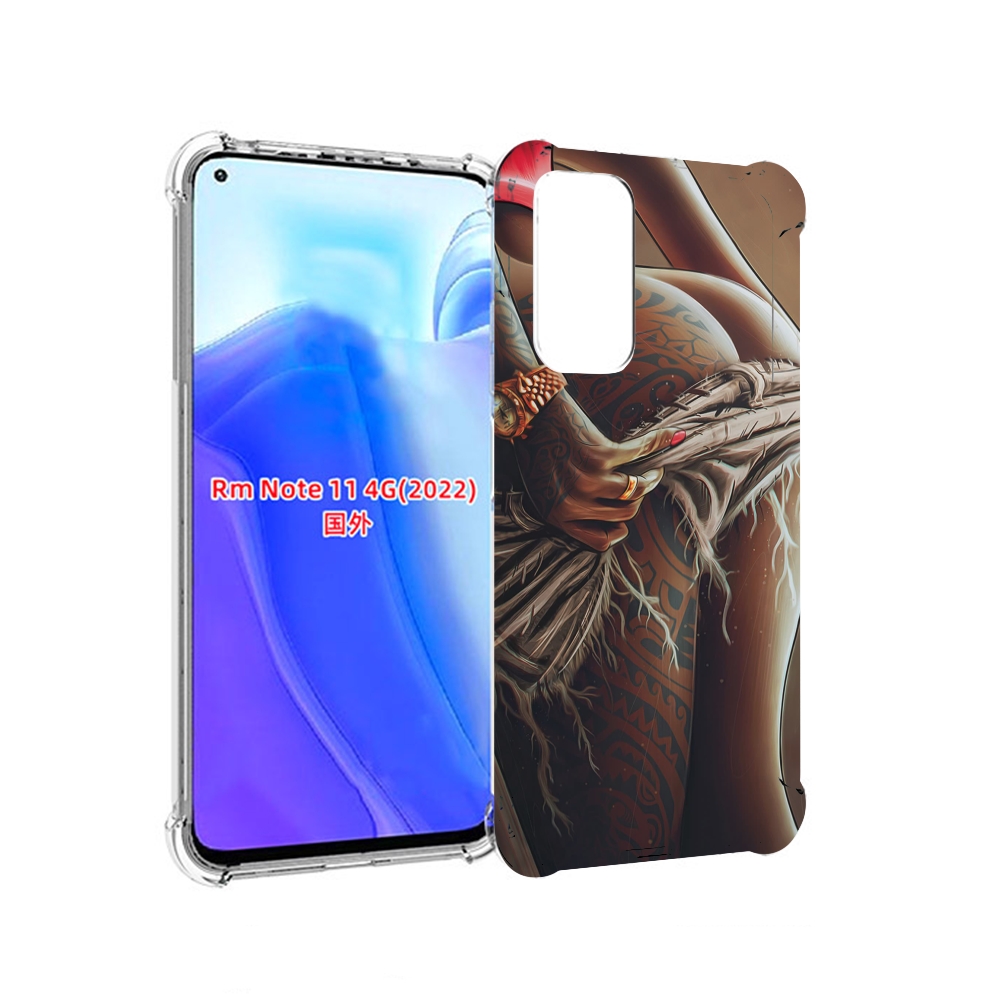 

Чехол MyPads полуголая девушка фотография женский для Xiaomi Redmi Note 11 4G ( Глобаль, Tocco