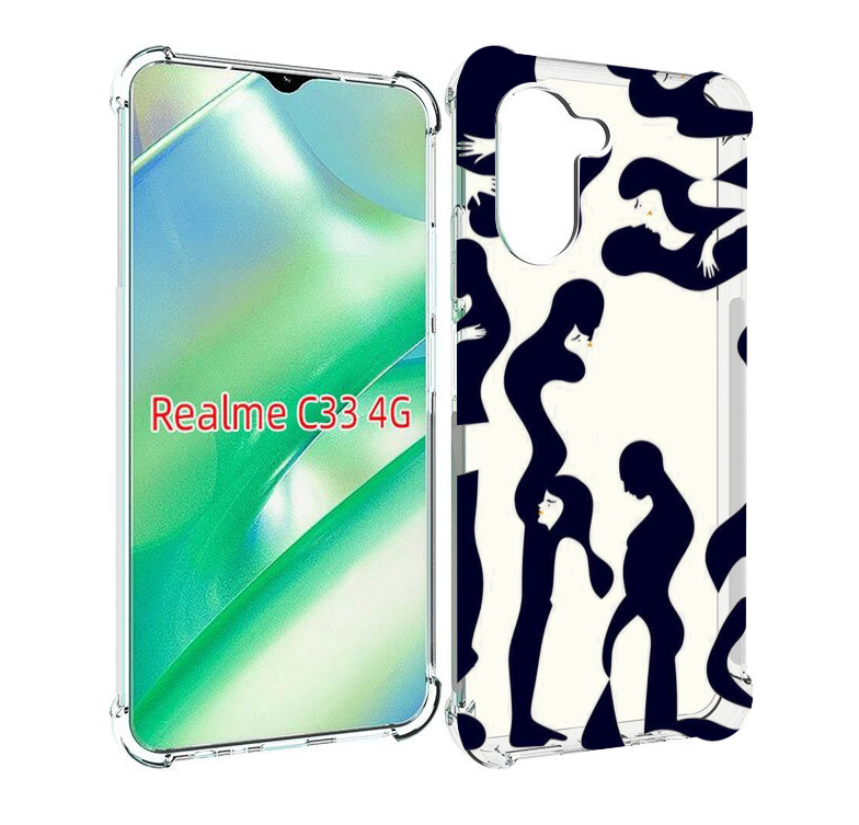 

Чехол MyPads схема-пар для Realme C33 4G, Прозрачный, Tocco