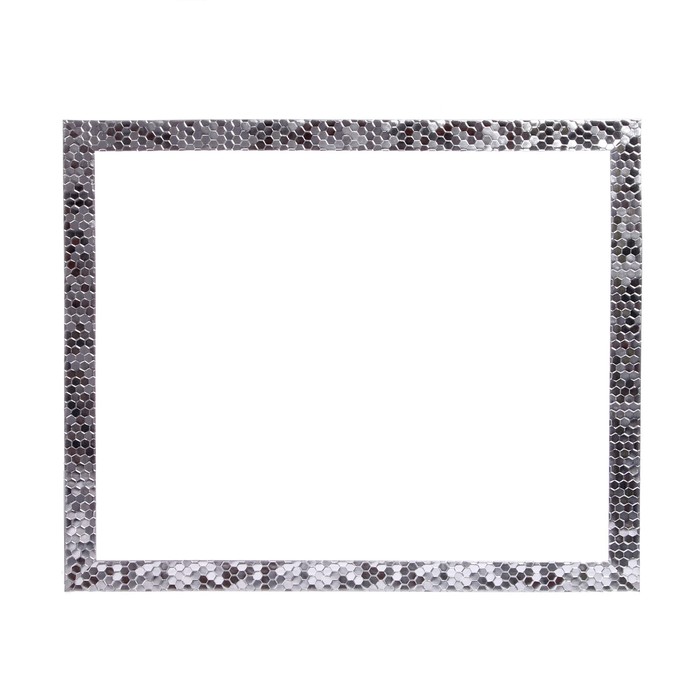 Calligrata Рама для картин (зеркал) пластик 40 х 50 х 2.7 см, Calligrata 651628, серебро