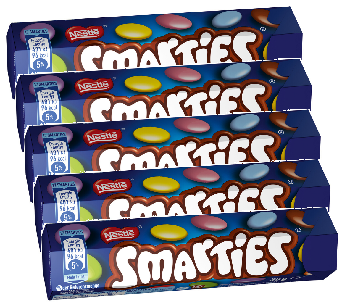 

Драже шоколадное Nestle Smarties, 38 г х 5 шт