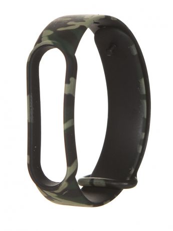 

Ремешок Red Line для Xiaomi Mi Band 5/Amazfit Band 5, болотный камуфляж, Хаки;черный