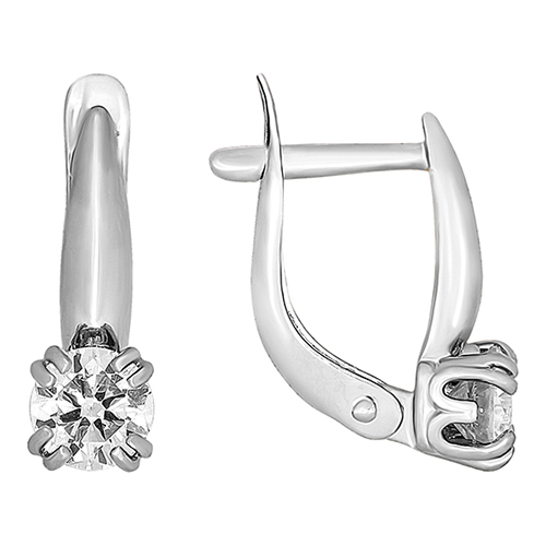 

Серьги из серебра ЯХОНТ Золотой 169705, фианит, 169705