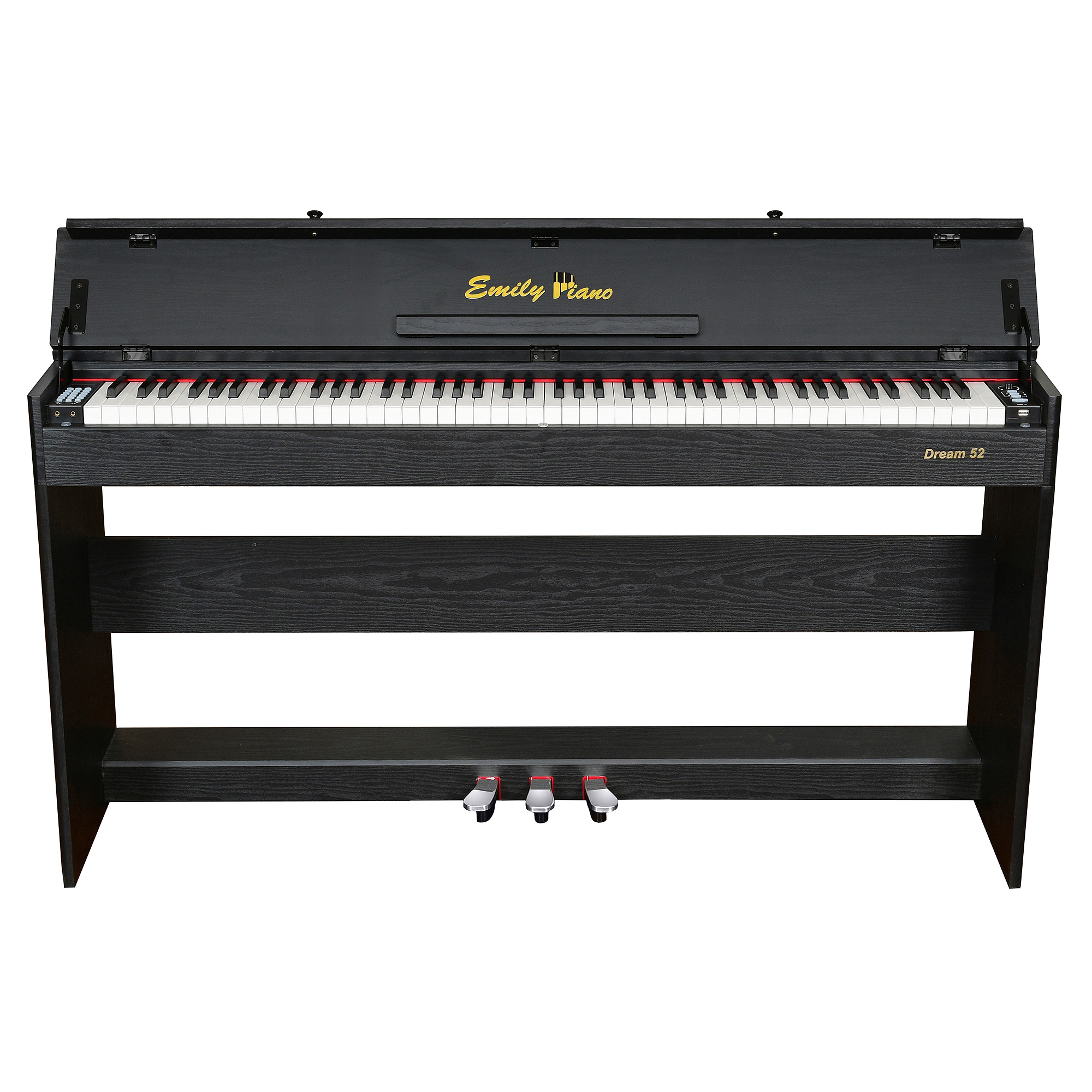 Цифровое фортепиано с крышкой EMILY PIANO D-52 BK