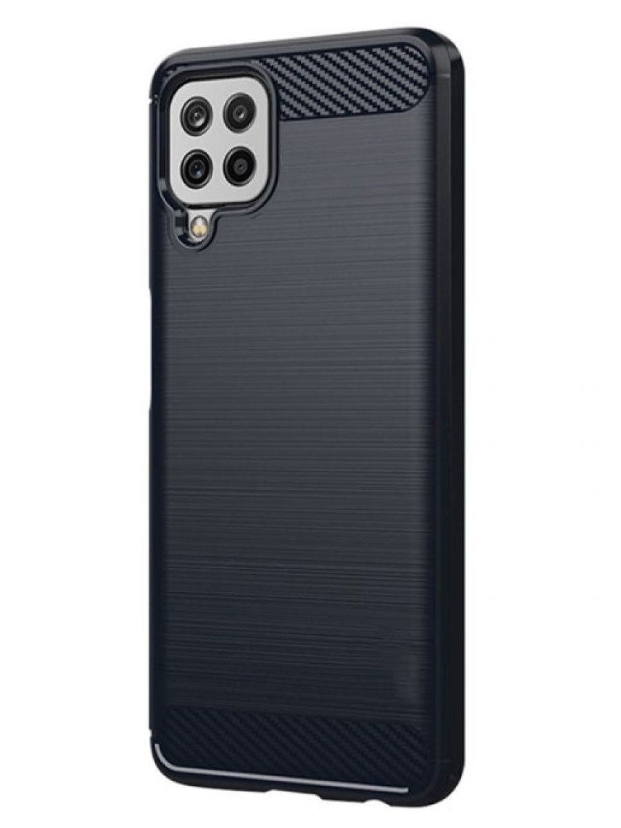 

Brodef Carbon Силиконовый чехол для Samsung Galaxy A22 Синий