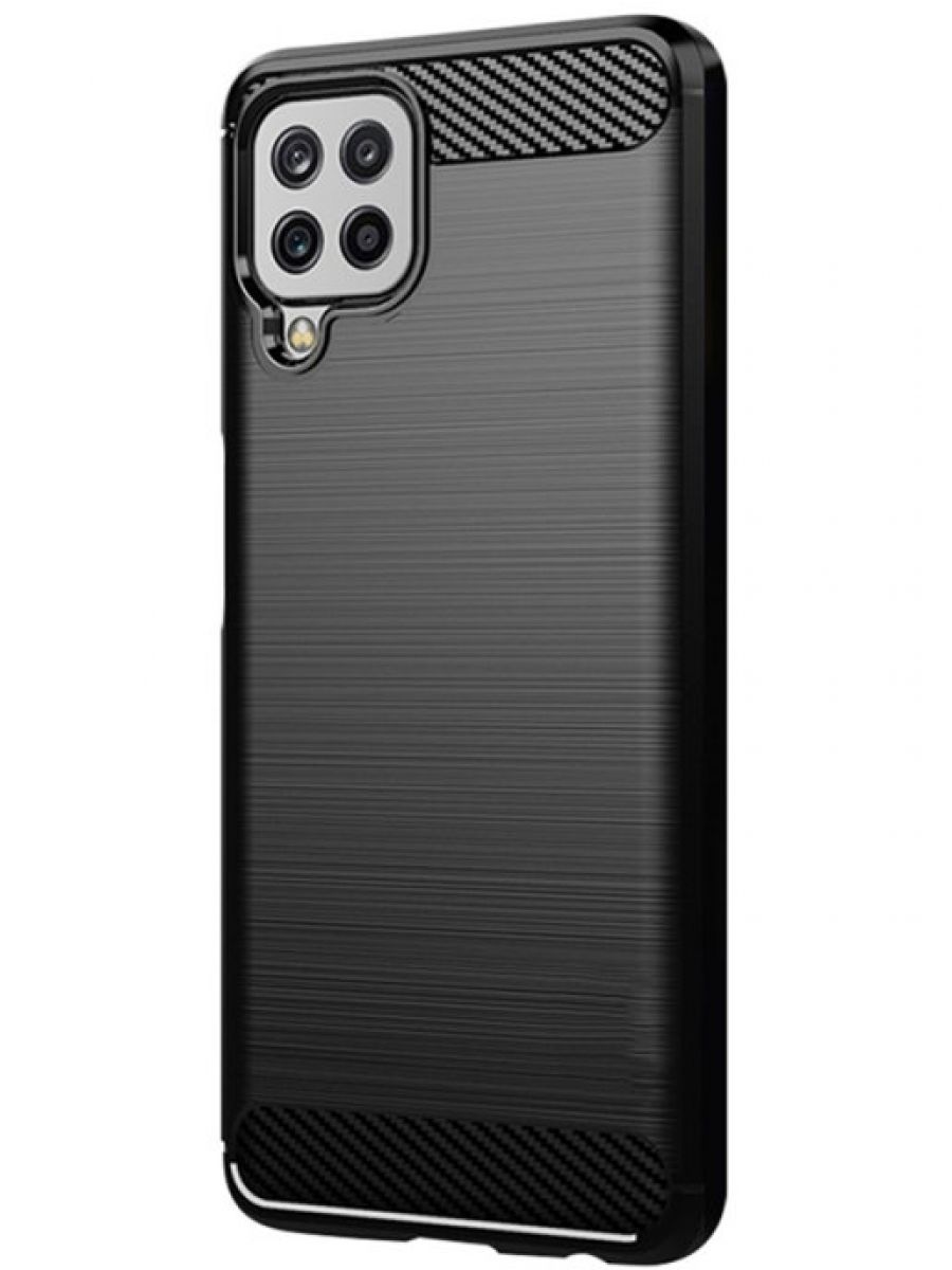 

Brodef Carbon Силиконовый чехол для Samsung Galaxy A22 Черный