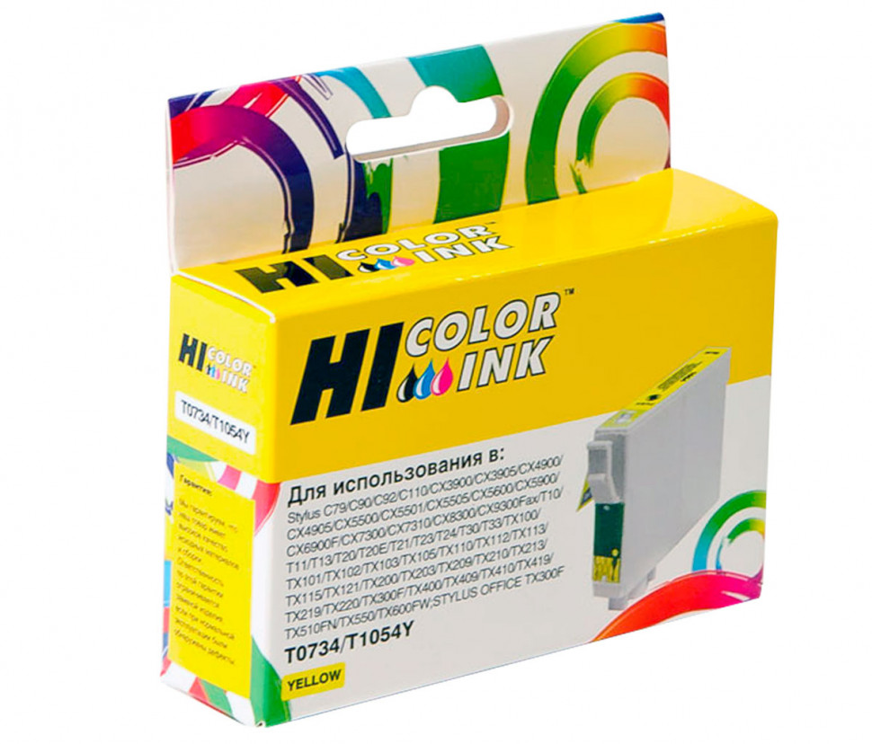 

Картридж для струйного принтера Hi-Black Hi-Black_153023910 Yellow, совместимый, Желтый