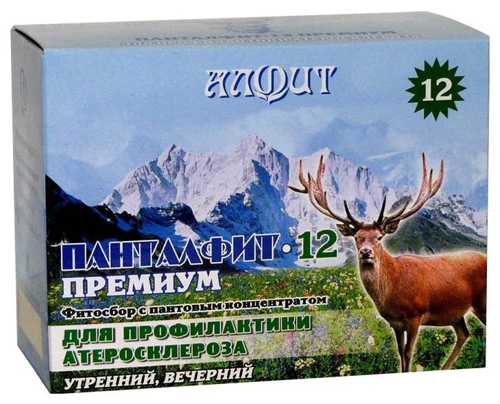 

Пант Алфит -12 антисклеротический, Антисклеротический №12