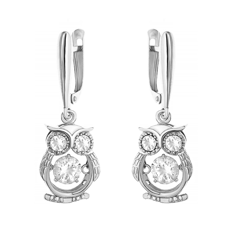 

Серьги женские из серебра НАШЕ ЗОЛОТО КР2127433/91, фианит, КР2127433/91
