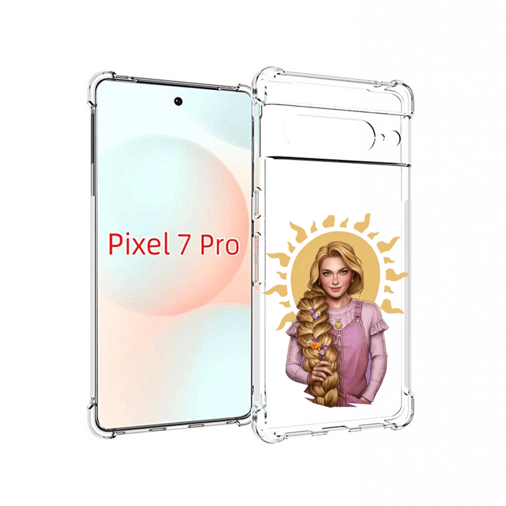 

Чехол Mypads Девушка-С-Большой-Косой Для Google Pixel 7 Pro, Прозрачный, Tocco