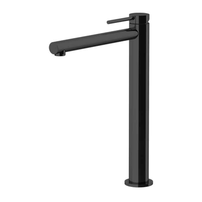 

Смеситель для раковины Gattoni Circle One 9048/90NO с донным клапаном черный матовый