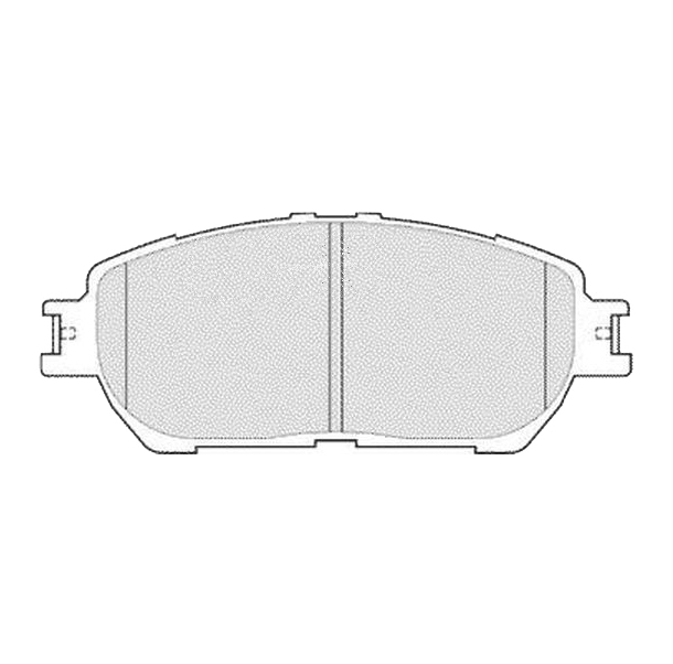 

Колодки тормозные дисковые передн TOYOTA: SIENNA 03-10, AVALON 05-, PREVIA 03-, LEXUS: ES