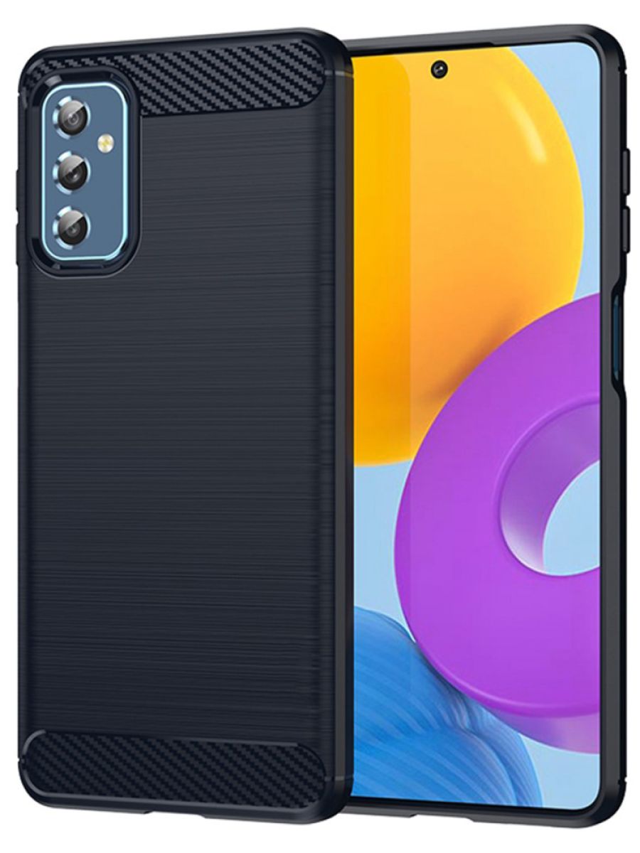 

Brodef Carbon Силиконовый чехол для Samsung Galaxy M52 Синий