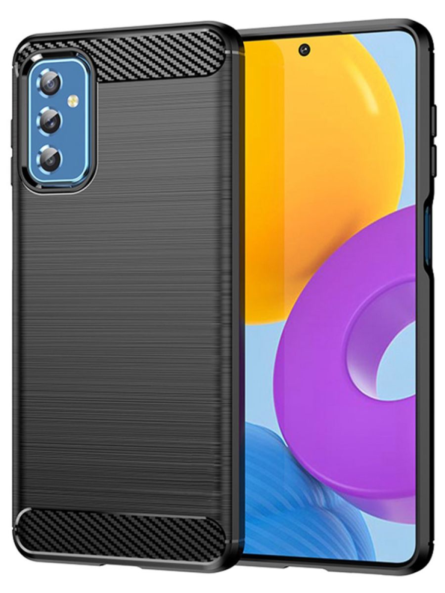 

Brodef Carbon Силиконовый чехол для Samsung Galaxy M52 Черный