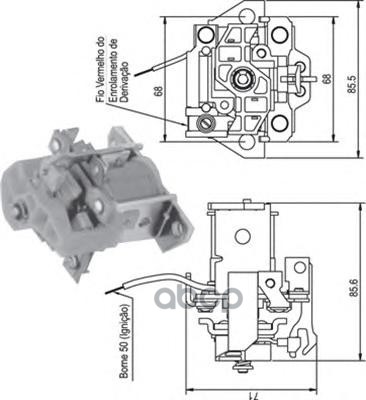 Реле Втягивающее MAGNETI MARELLI арт. 940113050336