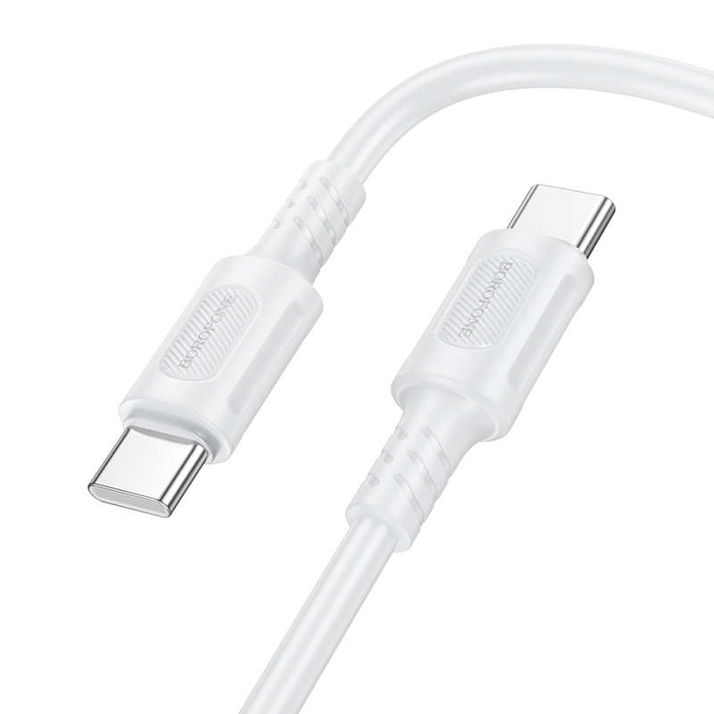 

Кабель USB Type-C-USB Type-C Borofone BX111 1м белый, BX111