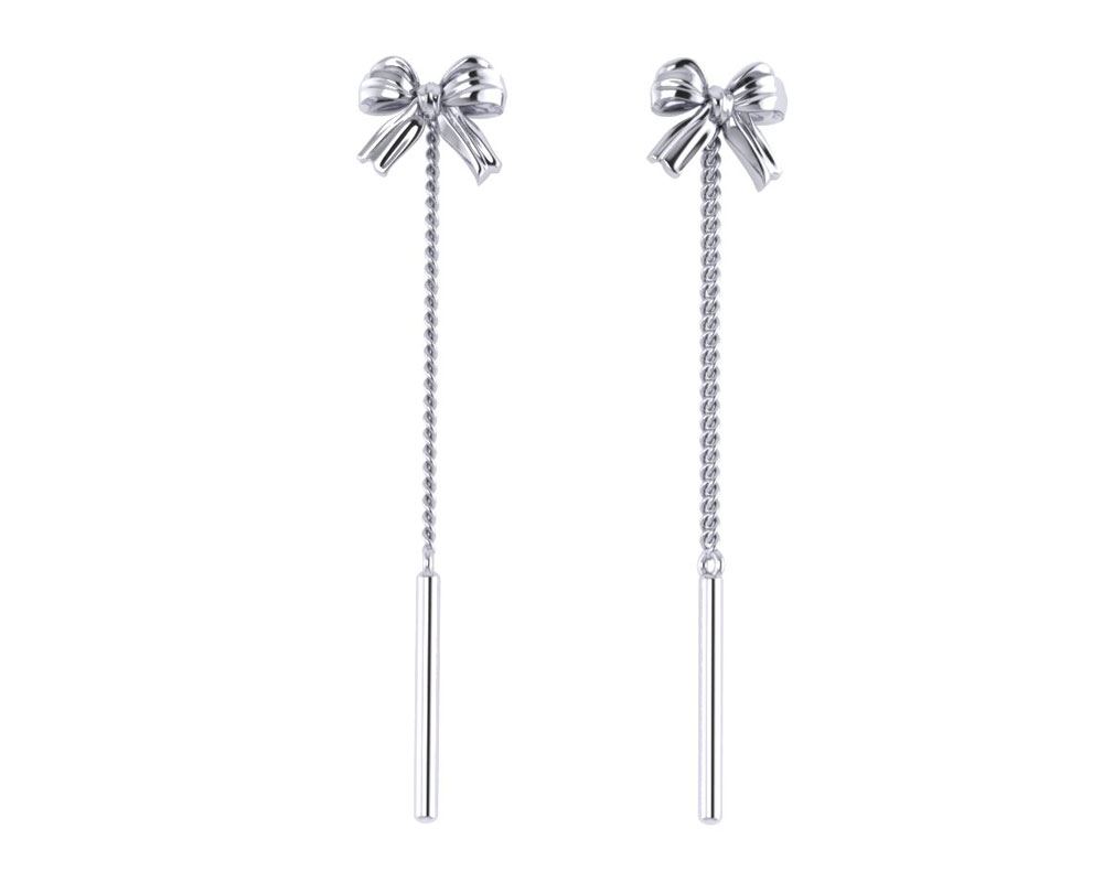 

Серьги продевки из серебра Yahont 173589, 173589
