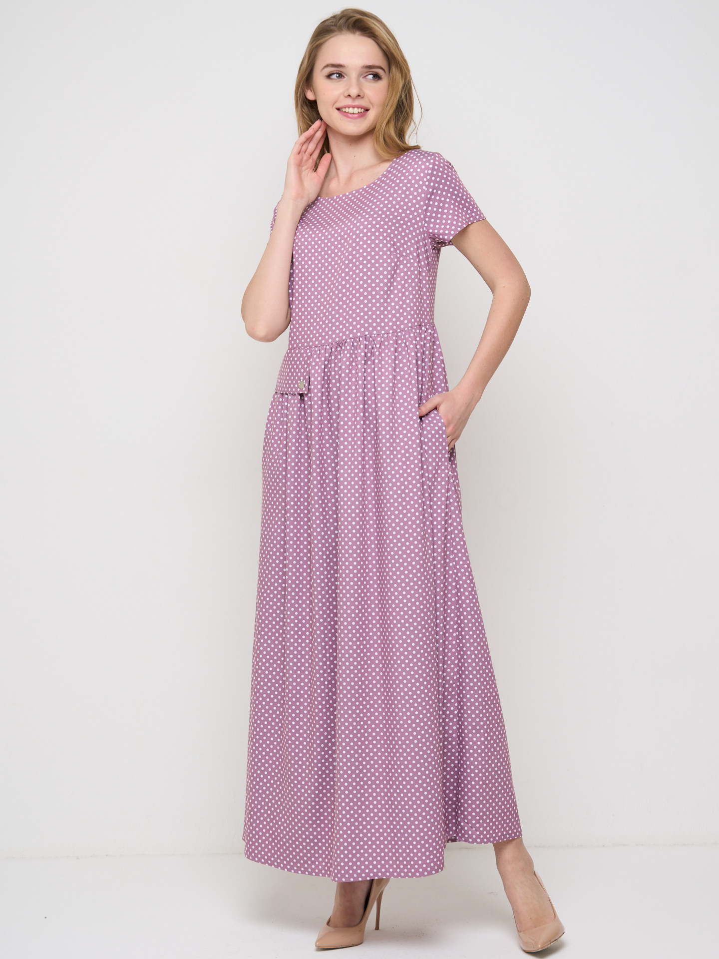 

Платье женское VAY 5231-3746 фиолетовое 46 RU, Фиолетовый, 5231-3746