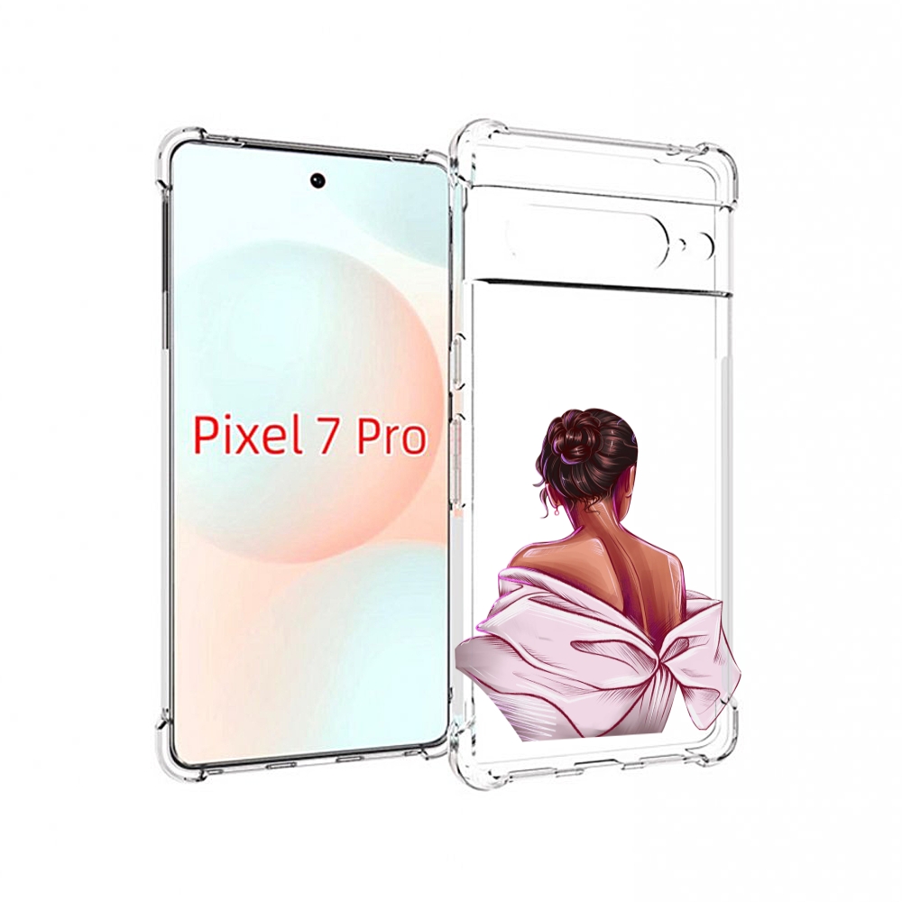 

Чехол Mypads Девушка-Со-Спины Женский Для Google Pixel 7 Pro, Прозрачный, Tocco