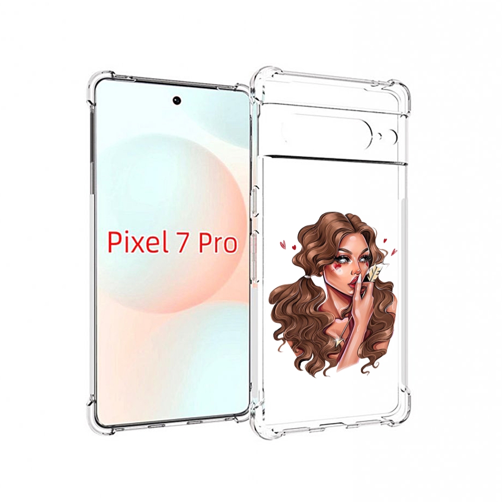 

Чехол Mypads Девушка-Со-Стрелой Женский Для Google Pixel 7 Pro, Прозрачный, Tocco