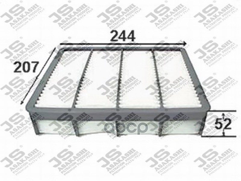 

Фильтр Воздушный JS Asakashi арт. a173j, A173J