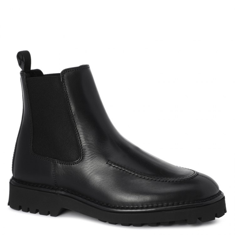 фото Мужские ботинки челси kenzo k-mount shearling chelsea boot bt012 цв. черный 39 eu